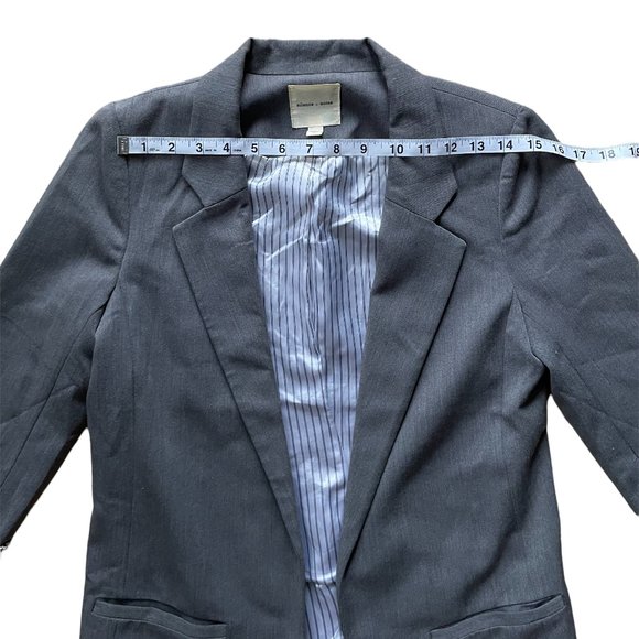 Silence + Noise Oversized Blazer - Gray - Small - Picture 7 of 9